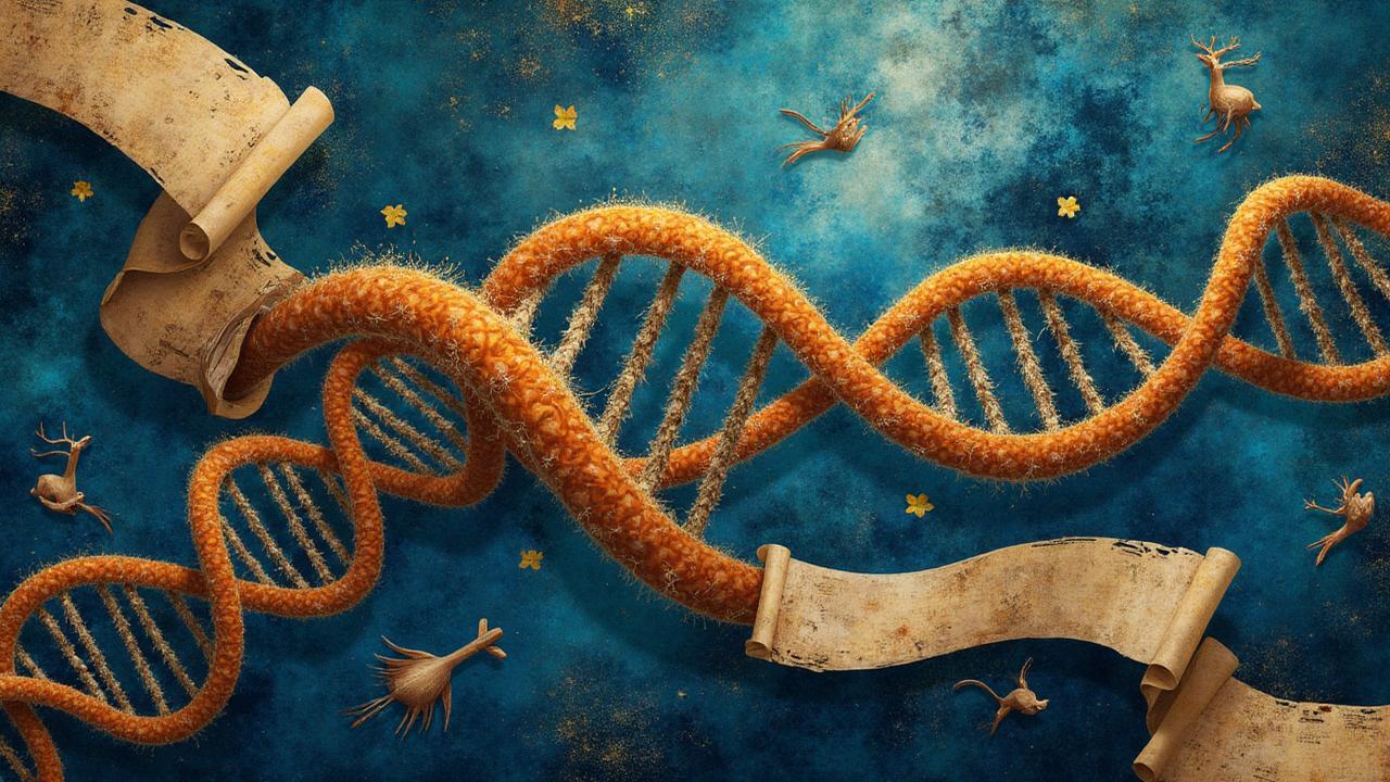 Collage representing different types of knowledge: science, history, nature, and everyday life
