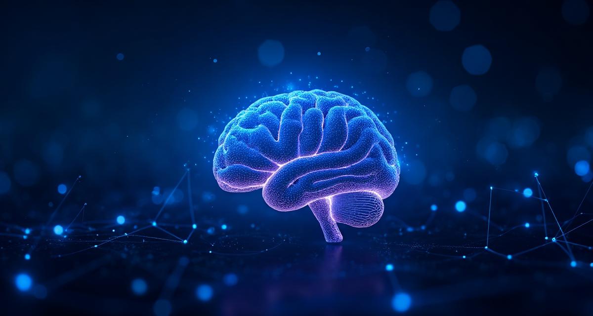 Digital brain representing artificial intelligence and neural networks